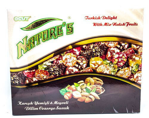 NATURE’S TURKISH DELIGHT WITH MIX NUTS & FRUITS
