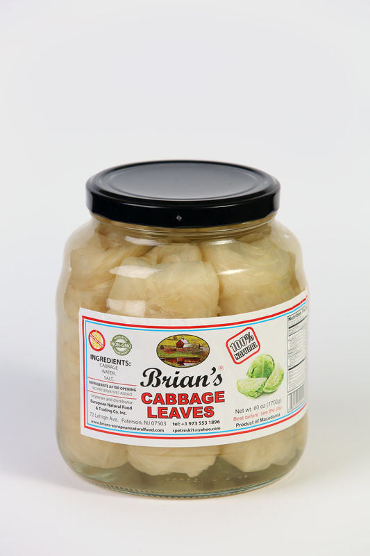 Brian's Cabbage leaves 1700 gr ( 60 oz)