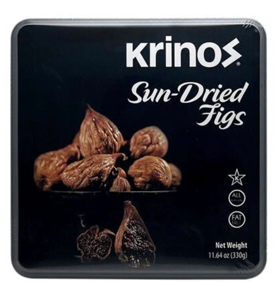 KRINOS Sun Dried Figs 330g tin