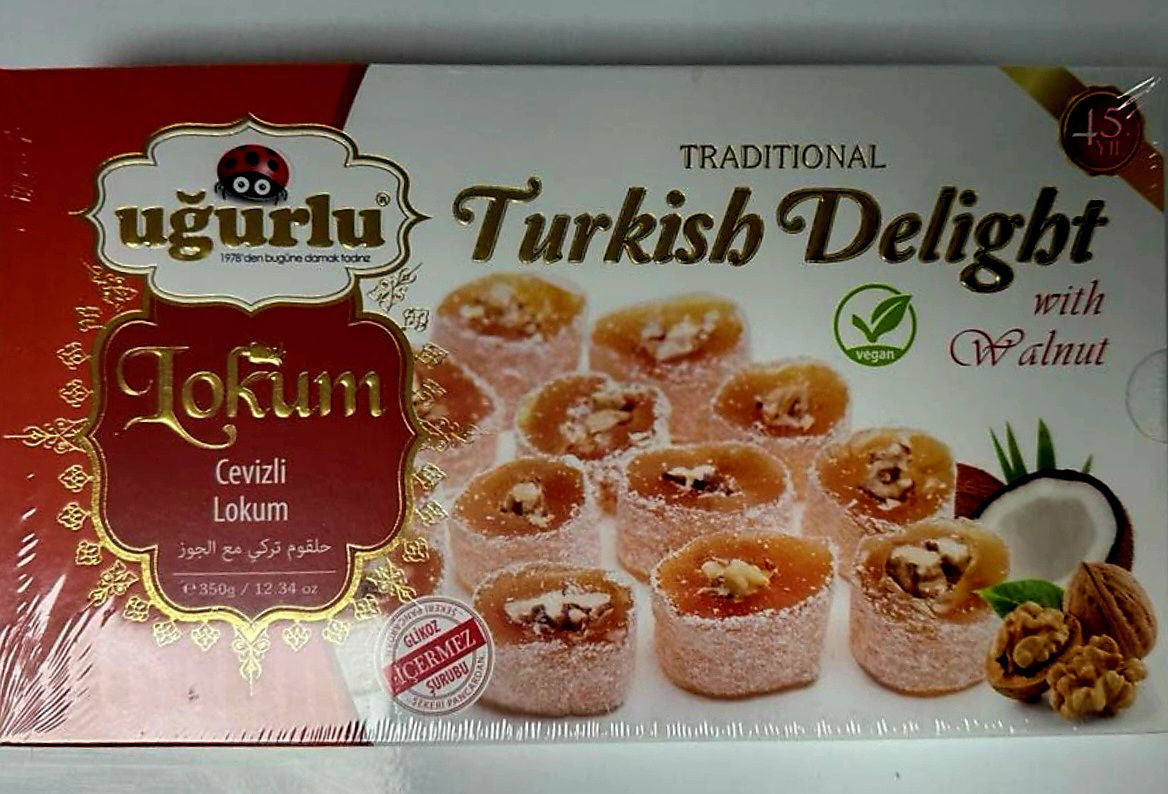 Ugurlu Turkish Delight w/ Walnuts 350g
