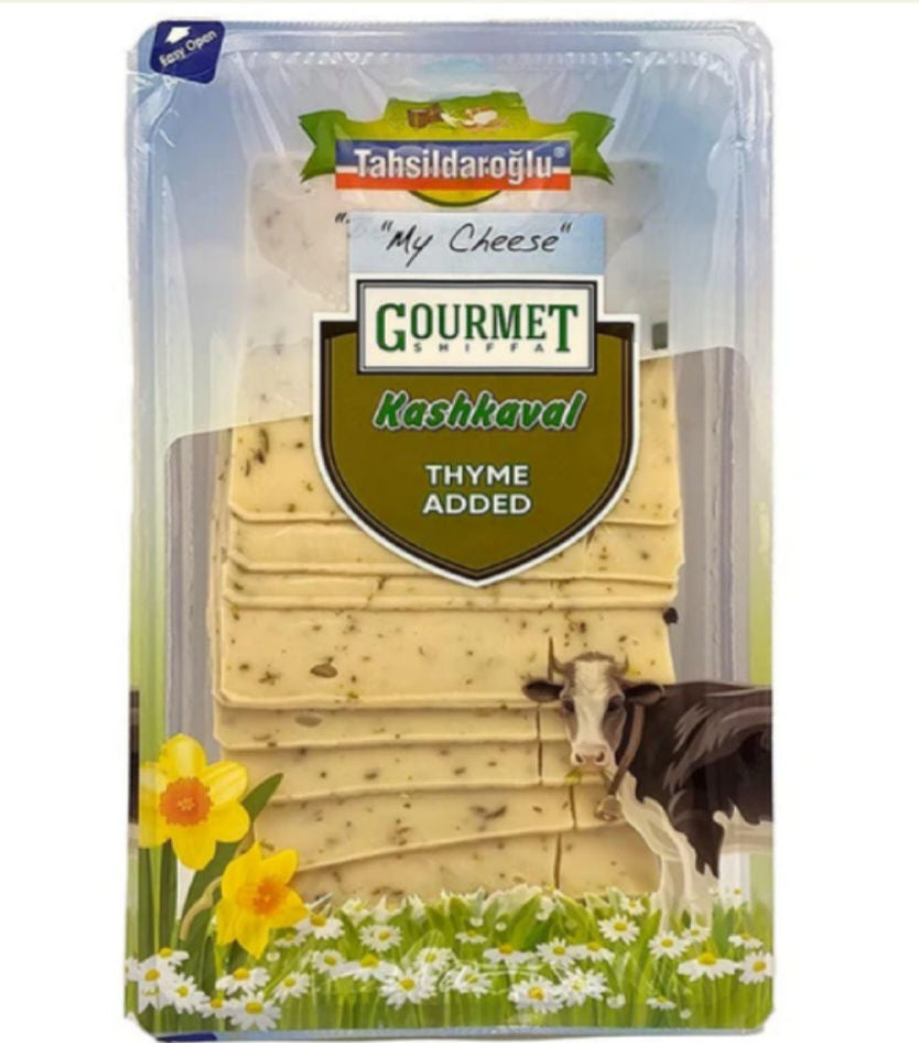 Tahsildaroglu Thyme sliced kashkaval cheese 200g