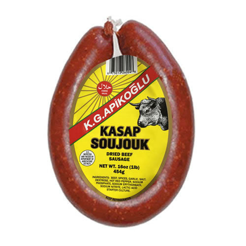 APIKOGLU Butcher Sucuk (Dried Beef Sausage) 1lb