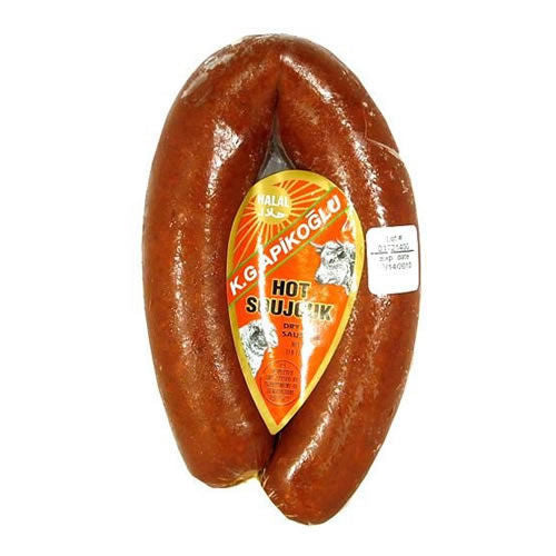 APIKOGLU HOT Spicy Sucuk (Dried Beef Sausage) 1lb