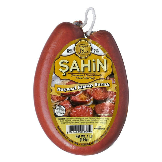 SAHIN Kayseri style Sucuk (Dried Beef Sausage) 1lb