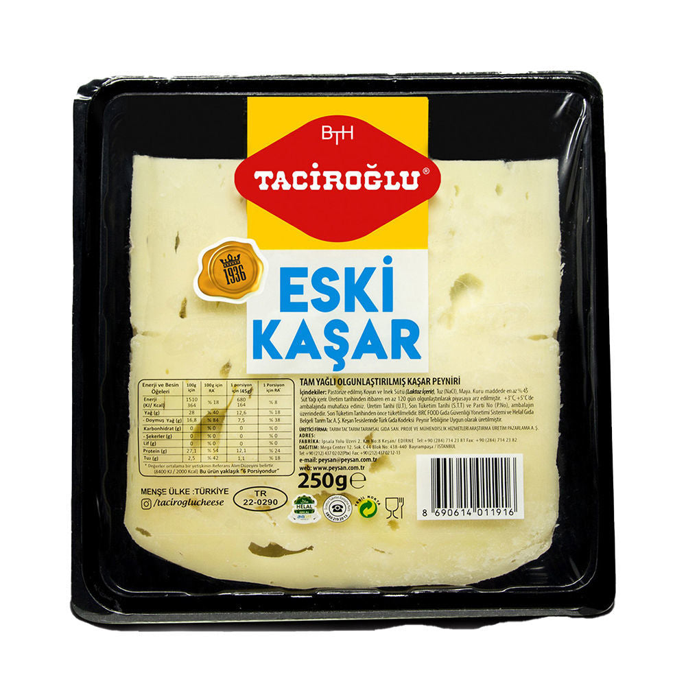 TACIROGLU Aged Kashkaval Cheese 250g