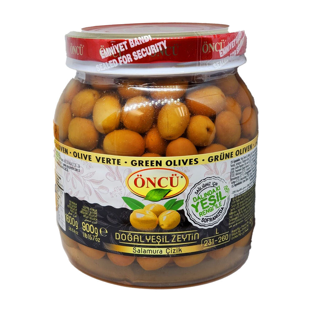 ONCU Scratched Green Olives 900g