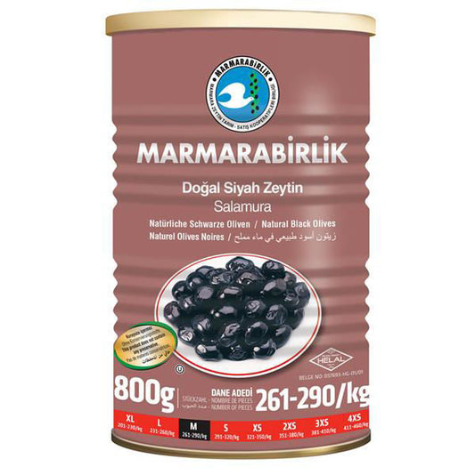 MARMARABIRLIK Black Olives M 800g