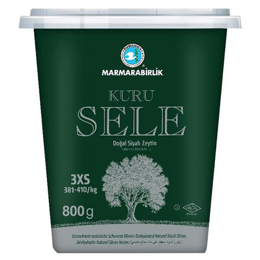 MARMARABIRLIK Dried Sele Olives 2XS 800g (KURU SELE)