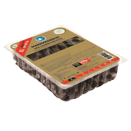 MARMARABIRLIK Black Olives XL 500g