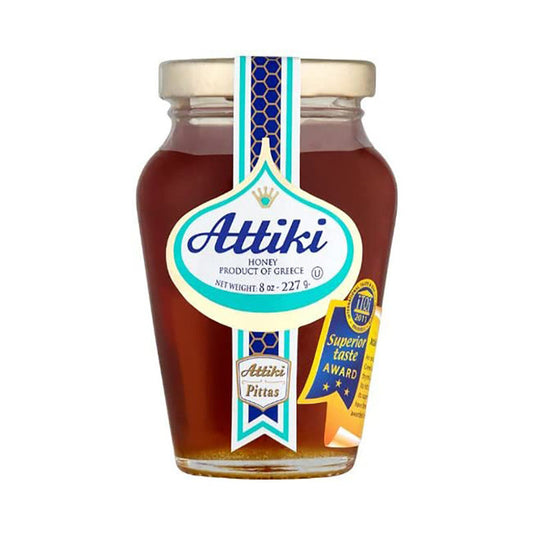 ATTIKI Pure Honey 227g plastic bottle