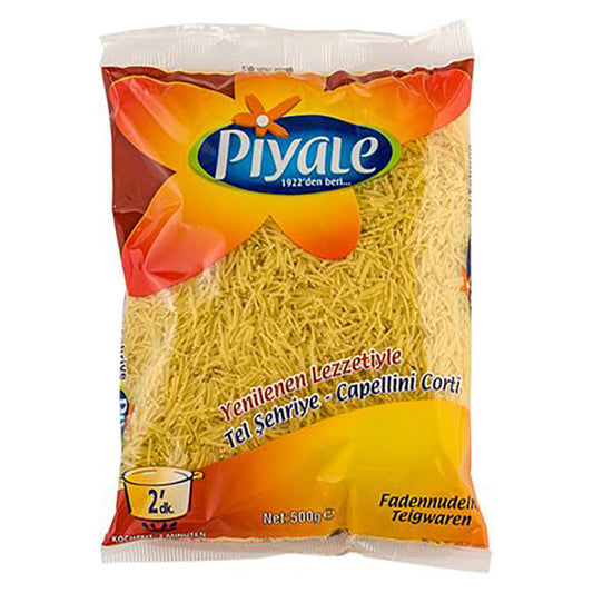 PIYALE Vermicelli pasta Tel sehriye (Capellini Corti) 500g