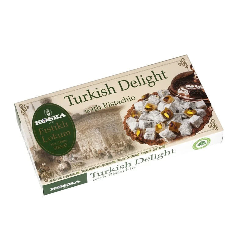 KOSKA Turkish Delight w/ Pistachios 500g