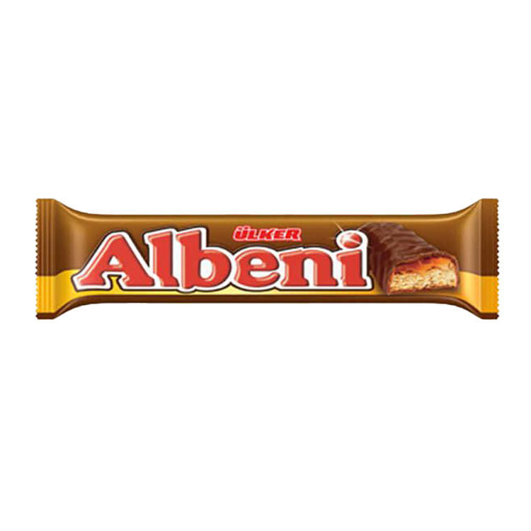ULKER Albeni Chocolate Covered Biscuits w/ Caramel 40g