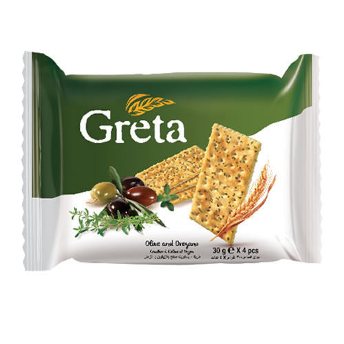GRETA Oregano and Olive Oil Crackers 120g
