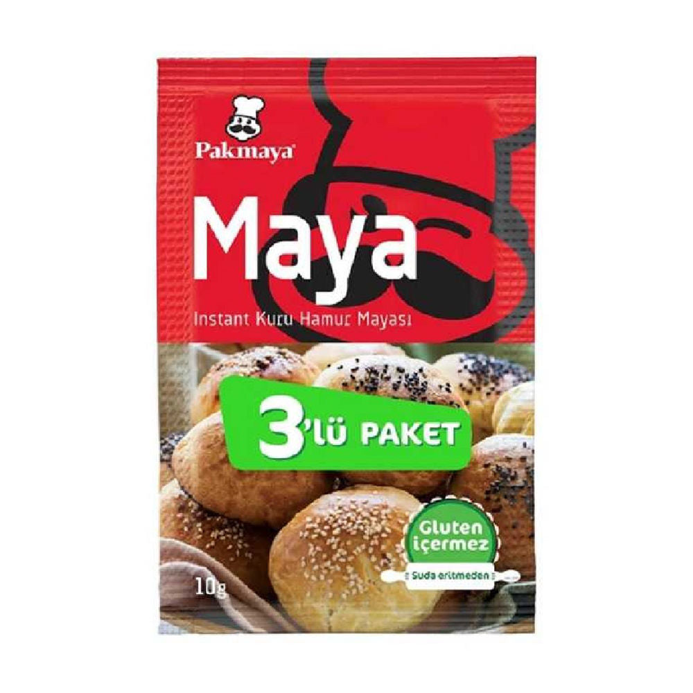 PAKMAYA Yeast 3 x 10g