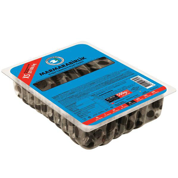 MARMARABIRLIK Black Olives XS 500g