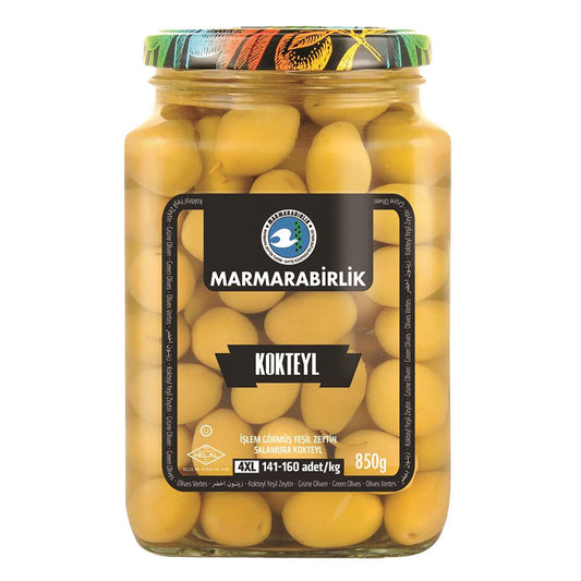 MARMARABIRLIK Cocktail Green Olives 4XL 850g