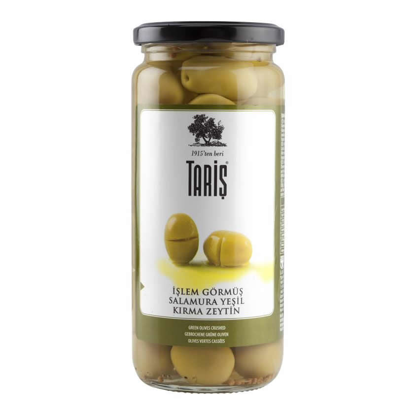 TARIS Jumbo Cracked Green Olives 500g
