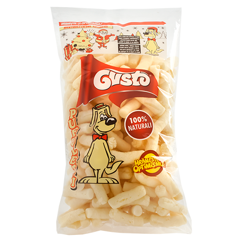 Romanian GUSTO Pufuleti Plain (Puff Snacks) 85g