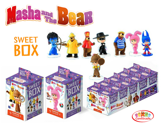 FRUIT FLAVORED JELLY "SWEET BOX" "MASHA AND THE BEAR" #4 10G