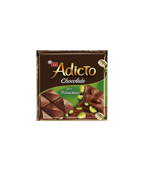 ETI ADICTO CHOCOLATE W/PISTACHIO (60GR)
