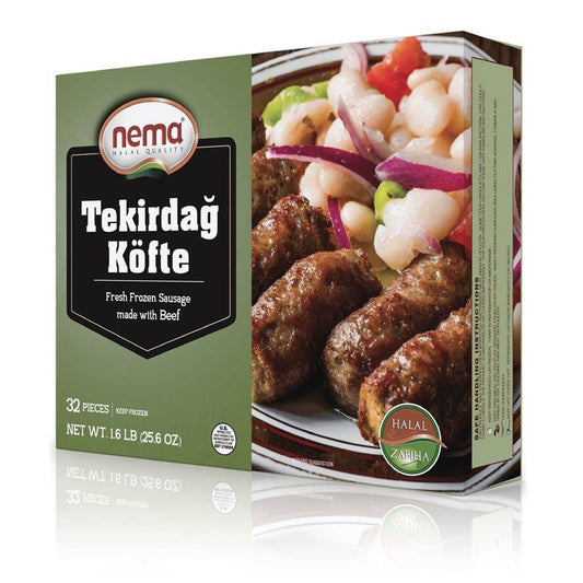 NEMA Tekirdag Kofte .8 lb 16 pcs (HALAL)