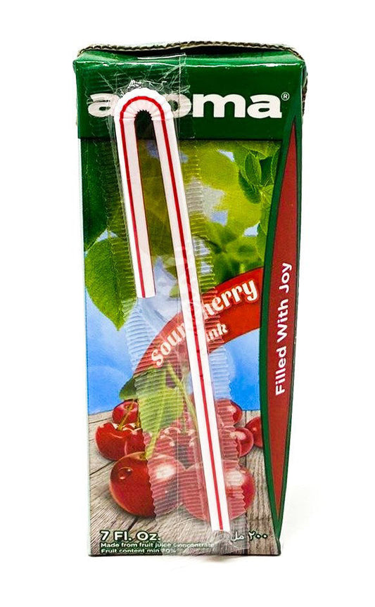 AROMA SOUR CHERRY DRINK 200ML  PER  6 PC  (