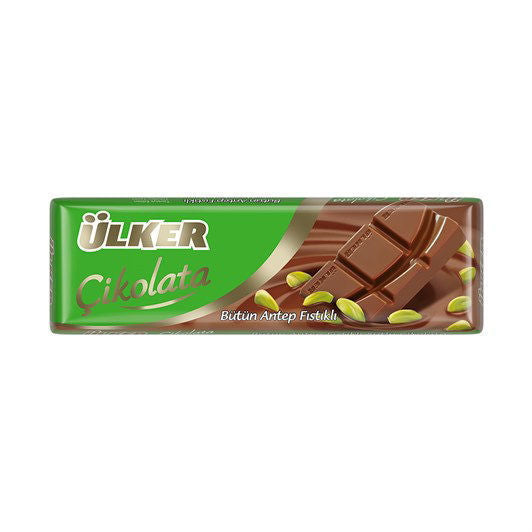 ULKER Milk Chocolate w/ Pistachios 30g