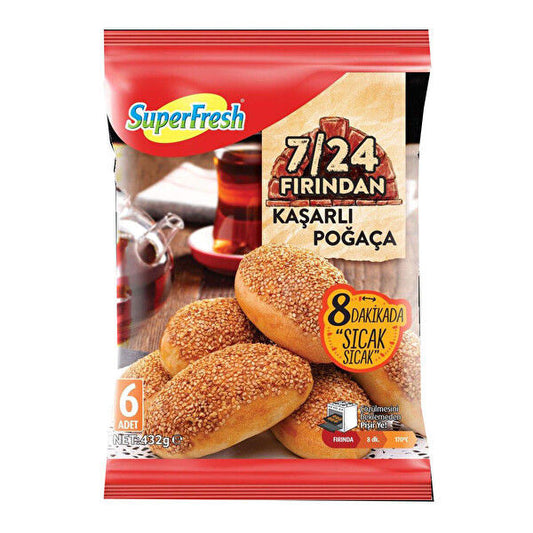 Turkish pogaca w/potatoes 80g x 4 pcs