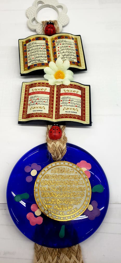 EVIL EYE WITH 4 PRAY SOUVENIR 28 CM