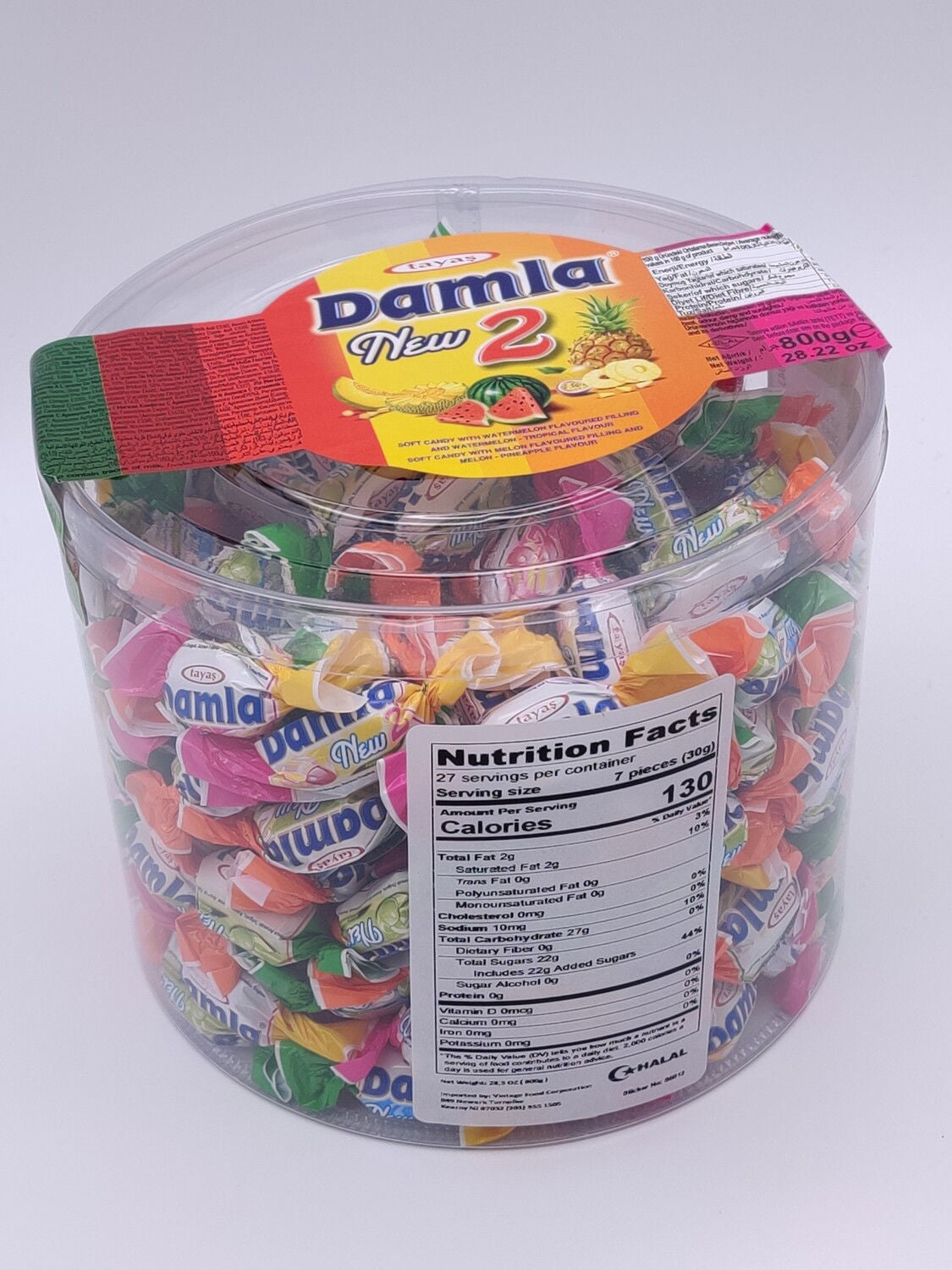 Damla Colombina Fancy Filled Soft Candy -Assortment, 400g - 28.22oz