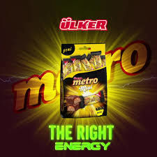 Ulker Metro Mini Chocolate Bars 102g