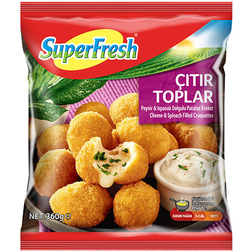 SUPERFRESH PEYNİR VE ISPANAK DOLGULU KROKETLER 360G