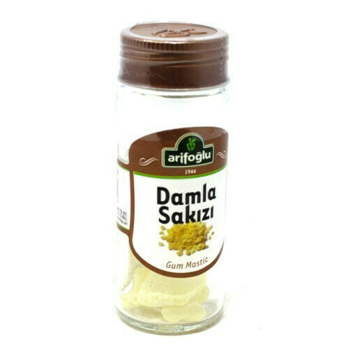 Arifoglu Mastic Gum Damla Sakizi 10g (Glass Bottle)