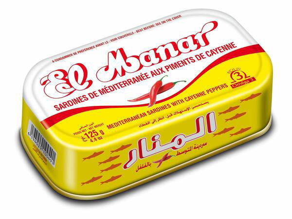 AL AMANAR Spicy Sardines in Oil 125g