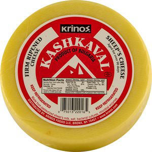 KRINOS Bulgarian Sheep Kaskhaval Cheese Red Label 450g