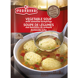 PODRAVKA Semolina and Vegetable Dumpling Soup, 2.0oz