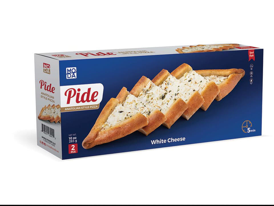 ANATOLIAN STYLE TURKISH PIDE WITH FETA CHEESE 2PC 10oz