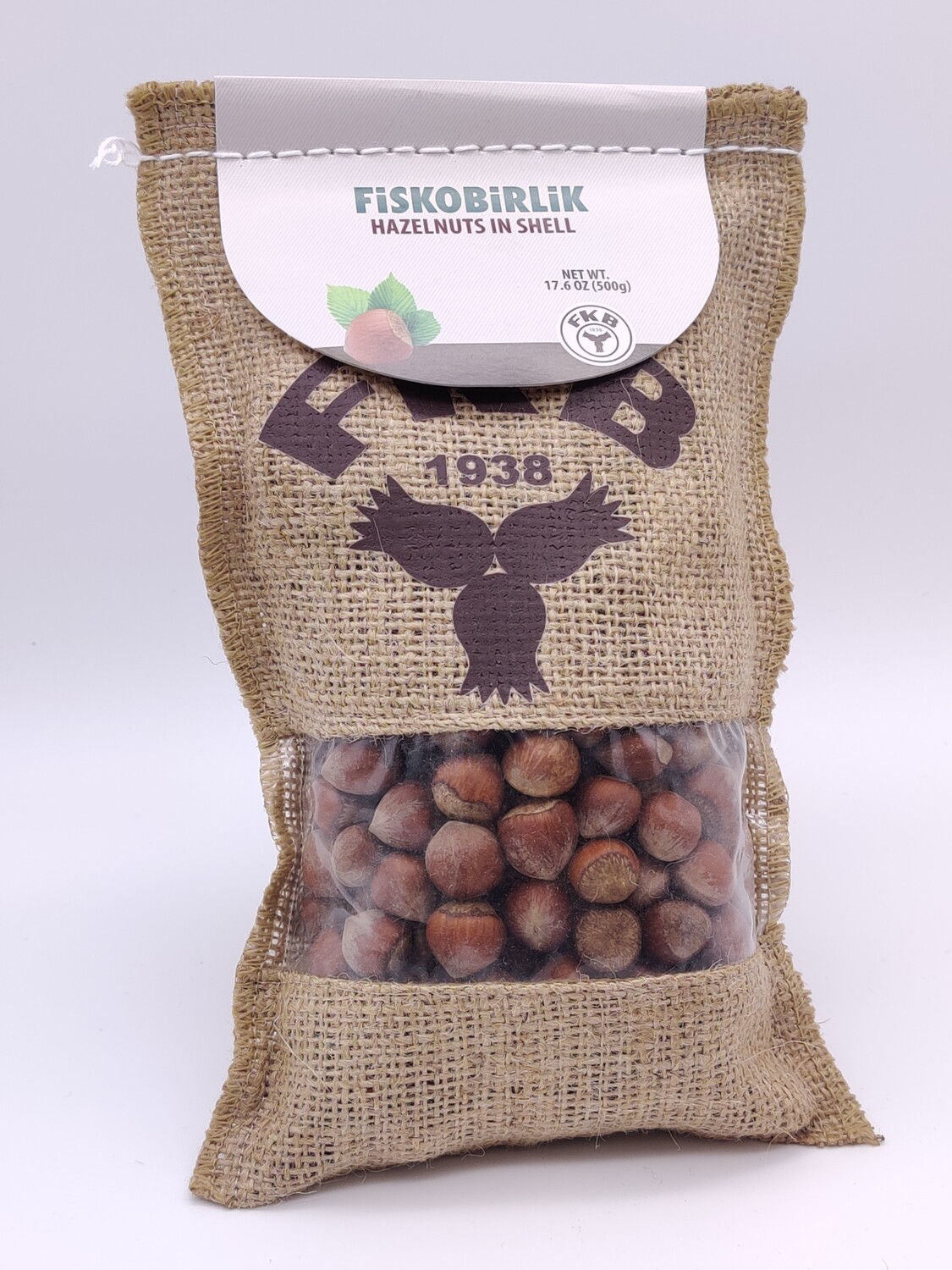 FISKOBIRLIK KABUKLU FINDIK Net 17.6 oz (500g)