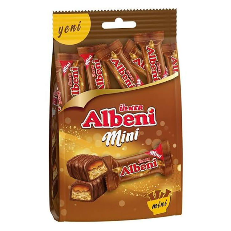 ALBENI Chocolate Covered Caramel Mini Bars 89g