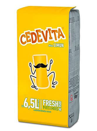 CEDEVITA Lemon Drink Mix 500g makes 6.5L