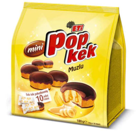 Eti Popkek Mini Banana Cream (Muzlu) 10X18 G
