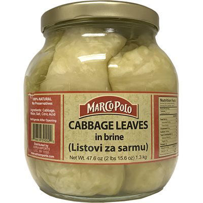 Marco Polo Cabbage Leaves / Kiseli Kupus Listovi 1350g (Marco Polo)