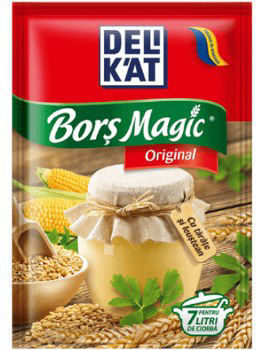 Romanian  DeliKat Bors Magic Cu Tarate With Bran Original Borsch Soup Condiment 20g