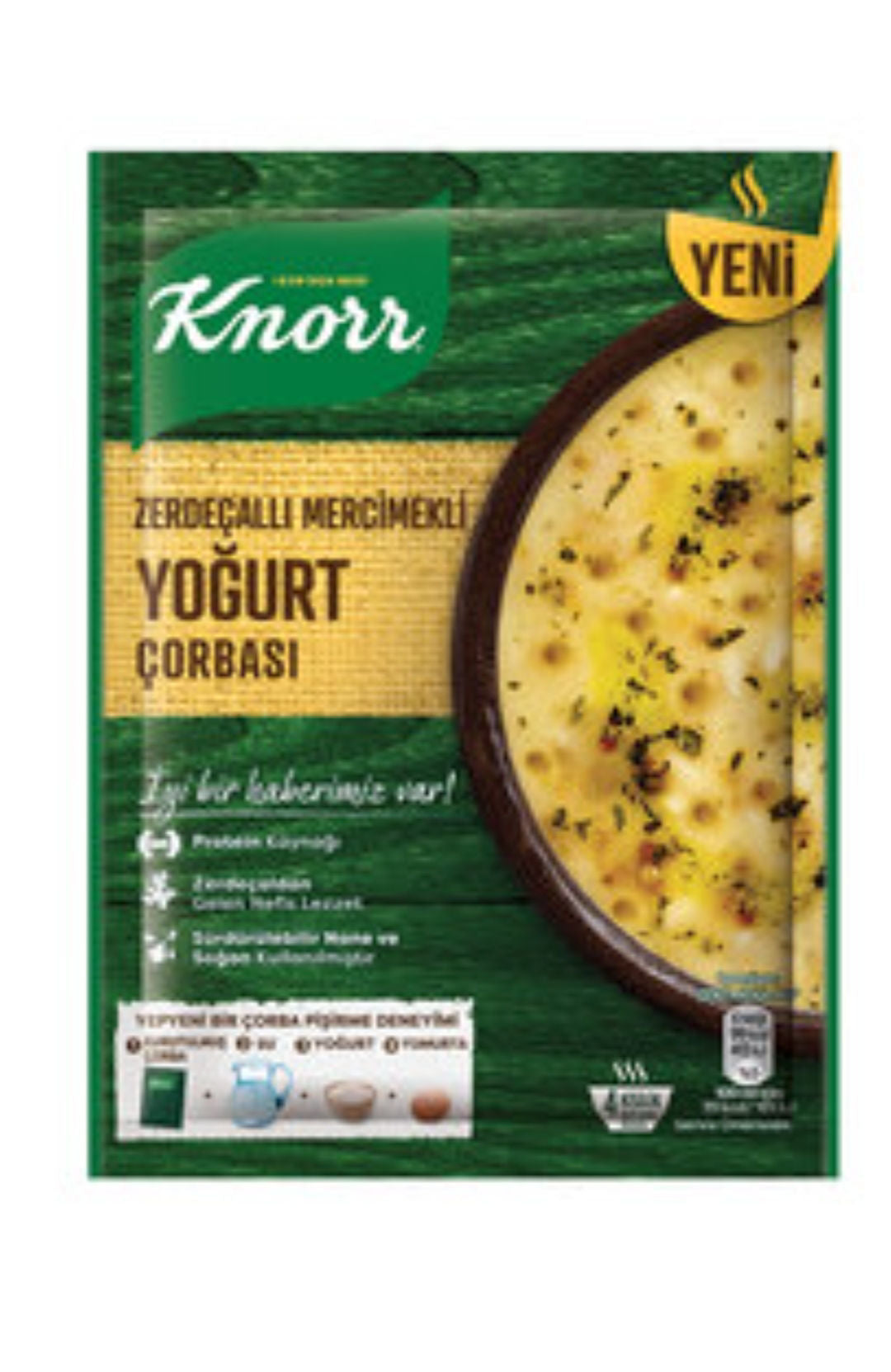 KNORR ZERDECALLI TAHILLI YOĞURT ÇORBASI 79G