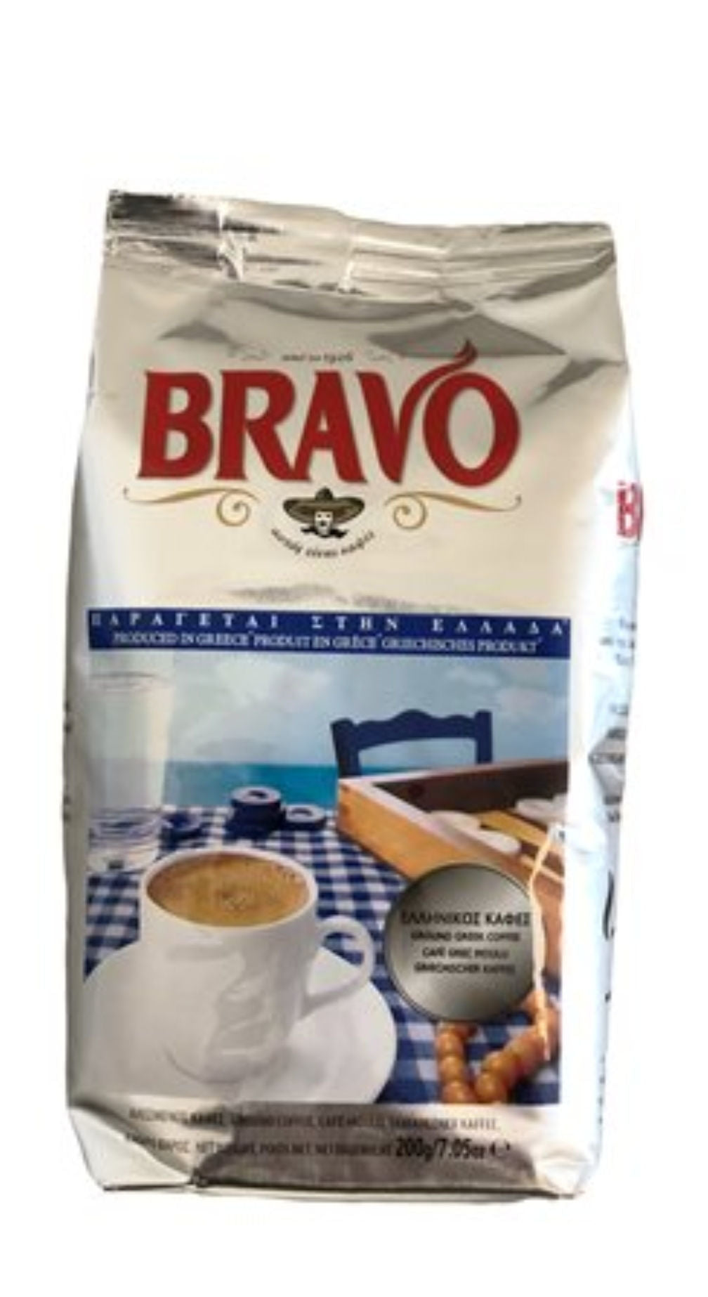 BRAVO GREEK  COFFEE 200G BAG
