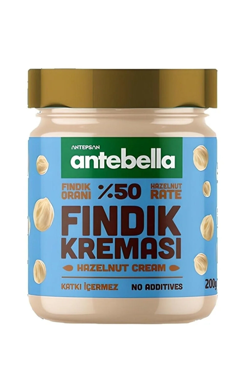 Antebella %50 Hazelnut cream