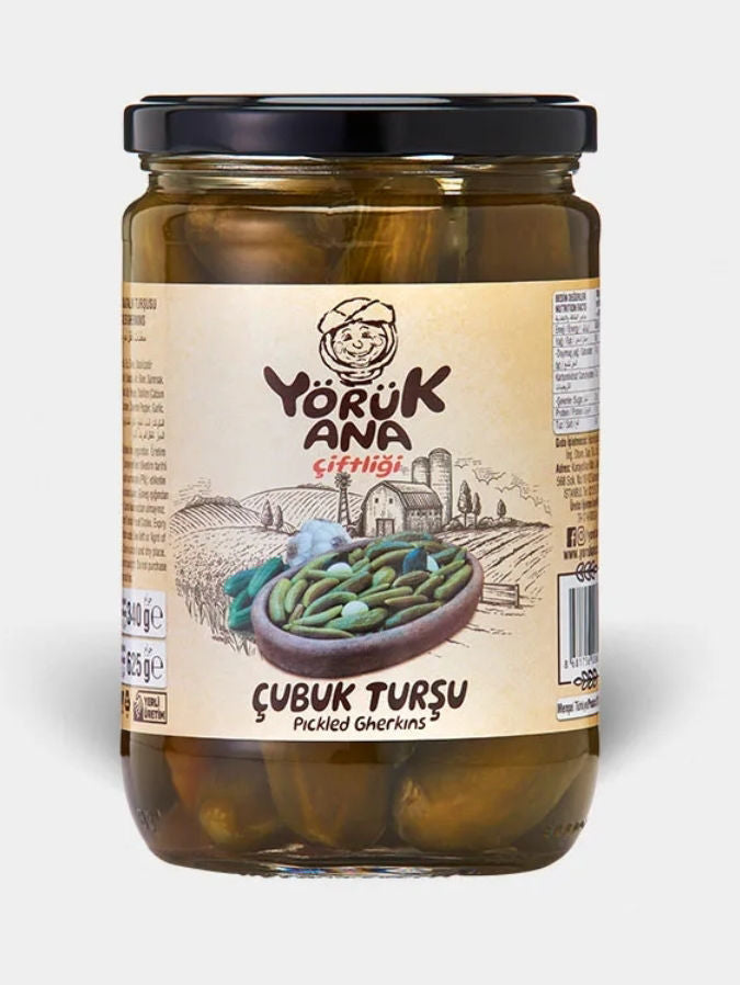 YORUKANA PICKLED CUCUMBER GERKHINS 625G