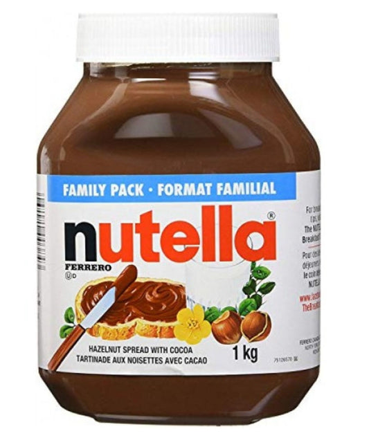 NUTELLA HAZELNUT CHOCOLATE SPREAD, 372 g