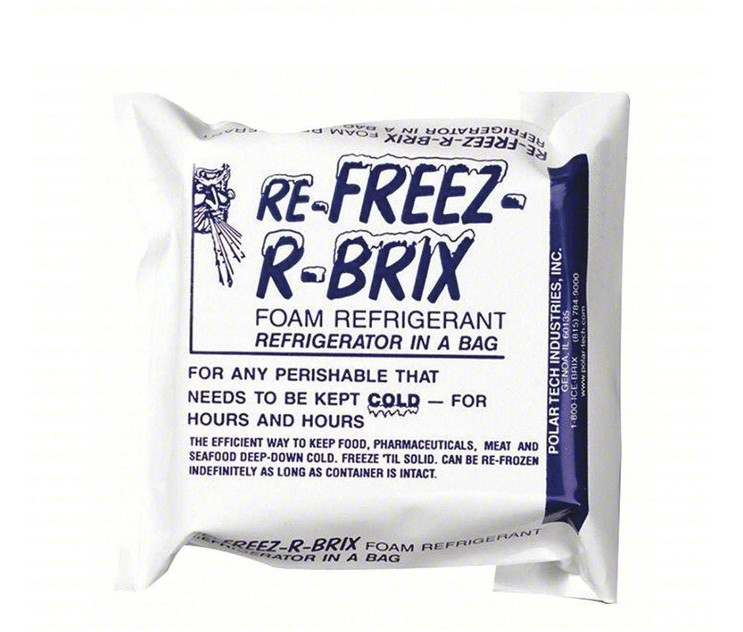 POLAR TECH Freezer Pack: , 4 1/2 in Lg, 4 in Wd, 1 PK